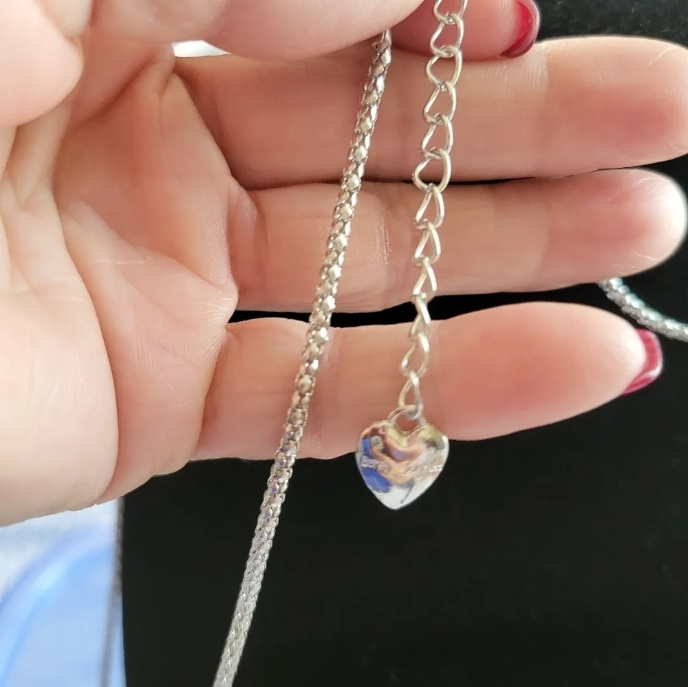 NWT Yellow and Orange Cat Pendant Necklace Chain 30